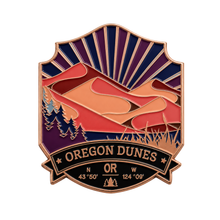 Load image into Gallery viewer, Oregon Dunes, Oregon - Enamel Magnet
