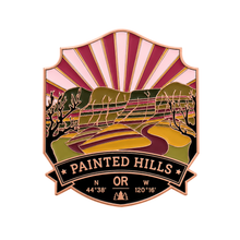 Load image into Gallery viewer, Painted Hills Oregon - Enamel Magnet
