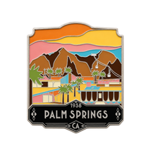 Load image into Gallery viewer, Palm Springs, California - Enamel Magnet
