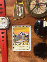 Load image into Gallery viewer, Portland, Oregon - Vinyl Postcard Sticker
