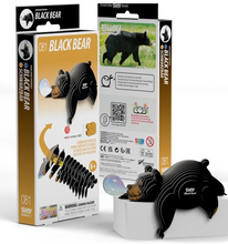 Load image into Gallery viewer, EUGY Black Bear 3D Puzzle
