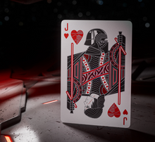 Load image into Gallery viewer, Star Wars Playing Cards - Black and Silver Dark Side
