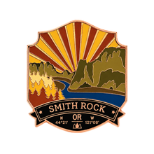 Load image into Gallery viewer, Smith Rock Oregon - Enamel Magnet
