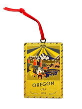 Load image into Gallery viewer, State of Oregon - Postcard Ornament
