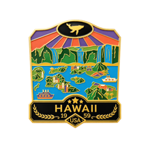 Load image into Gallery viewer, State of Hawaii - Enamel Magnet
