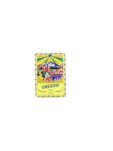 Load image into Gallery viewer, State of Oregon - Enamel Postcard Magnet
