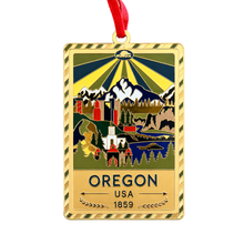 Load image into Gallery viewer, State of Oregon - Postcard Ornament
