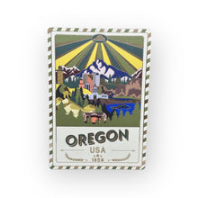 Load image into Gallery viewer, State of Oregon USA - Postcard - Textured Foil
