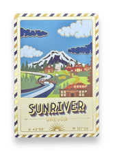 Load image into Gallery viewer, Sunriver, Oregon - Postcard - Textured Foil

