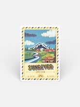 Load image into Gallery viewer, Sunriver, Oregon - Vinyl Postcard Sticker
