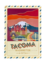 Load image into Gallery viewer, Tacoma - Washington - Postcard - Textured Foil
