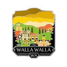 Load image into Gallery viewer, Walla Walla Washington - Enamel Magnet
