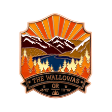 Load image into Gallery viewer, The Wallowas, Oregon - Enamel Magnet
