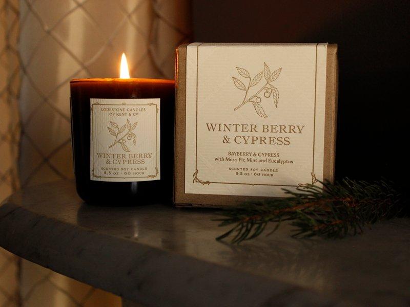 Winter Berry & Cypress | Luxury  Soy Candle