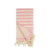 Load image into Gallery viewer, Andalusya Turkish Towels Summer Bath Beach Pool Terrybacking: Egean Blue
