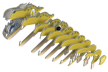 Load image into Gallery viewer, EUGY Alligator 3D Puzzle
