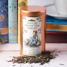 Load image into Gallery viewer, Anne of Green Tea Gables - Loose Tea Tin with Bookmark: Black
