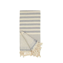 Load image into Gallery viewer, Andalusya Turkish Towels Summer Bath Beach Pool Terrybacking: Egean Blue
