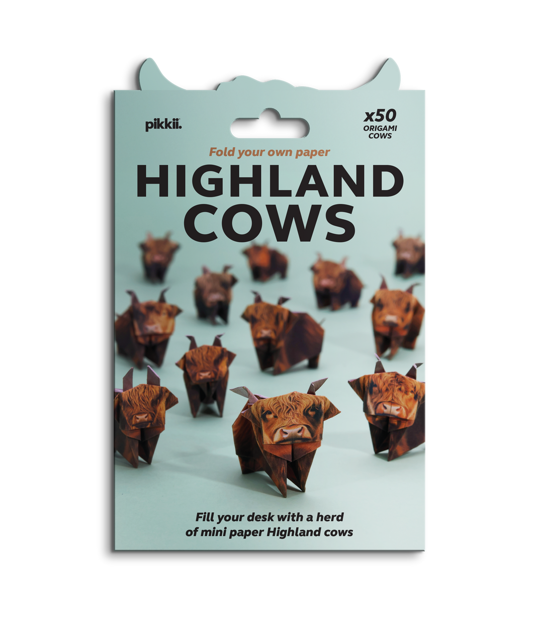 Paper Highland Cows