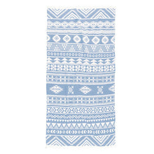 Load image into Gallery viewer, Aztec Turkish Beach Towels 33x66 Fouta Peshtemal Hammam Pool: Green
