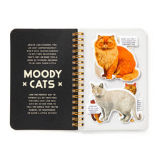 Load image into Gallery viewer, Brass Monkey Moody Cats Sticker Book
