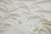 Load image into Gallery viewer, Siena Turkish Towels Terry backing Oversized Stripe Quickdry: Mustard
