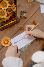 Load image into Gallery viewer, 3D Wooden Puzzle: Golden Sunflower
