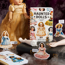 Load image into Gallery viewer, Brass Monkey Haunted Dolls Sticker Book
