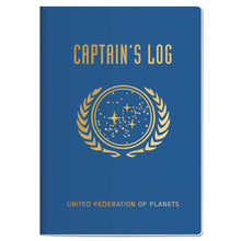 Load image into Gallery viewer, Star Trek Captain&#39;s Log Notebook
