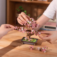 Load image into Gallery viewer, Rolife Sakura Bonsai 3D Puzzle Kit
