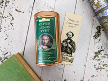 Load image into Gallery viewer, Oliver Lemon Twist - Charles Dickens Loose Tea Tin: Gold
