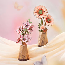 Load image into Gallery viewer, Rowood Light Orange Gerbera 3D Wooden Puzzle
