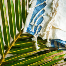 Load image into Gallery viewer, Anatolya Turkish Bath Towels  Peshtemal Hamam Quick-dry Blue
