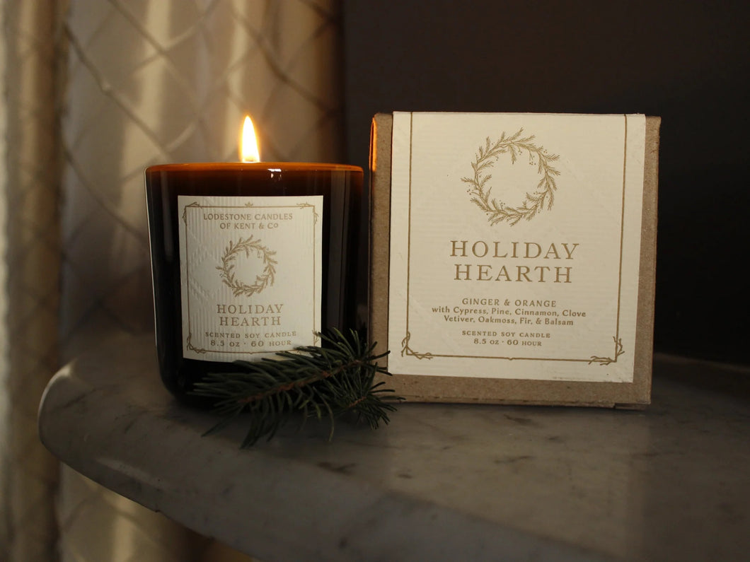 Holiday Hearth - Medium -  Luxury Soy Candle