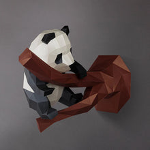 Load image into Gallery viewer, Panda &amp; Branch Animal PaperCraft Origami Wall Art (Copy)
