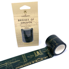 Load image into Gallery viewer, Architectural Bridge Washi - Oregon - Forest Green
