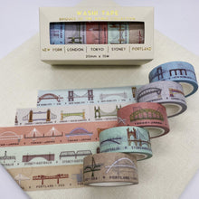 Load image into Gallery viewer, Washi Tape  - Bridges of the World Collection
