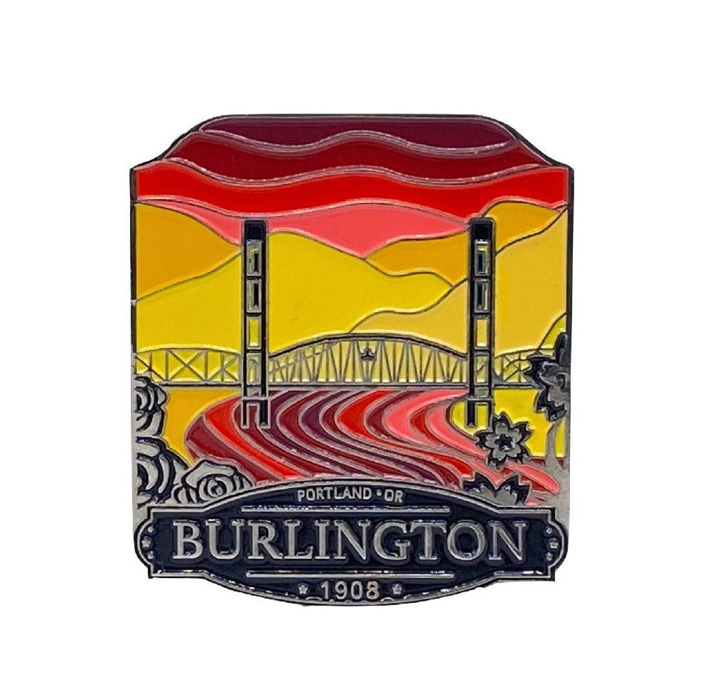 Burlington Bridge - Enamel Pin