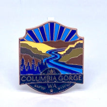 Load image into Gallery viewer, Columbia Gorge Washington - Enamel Magnet
