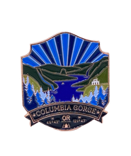 Load image into Gallery viewer, Columbia Gorge - Enamel Pin
