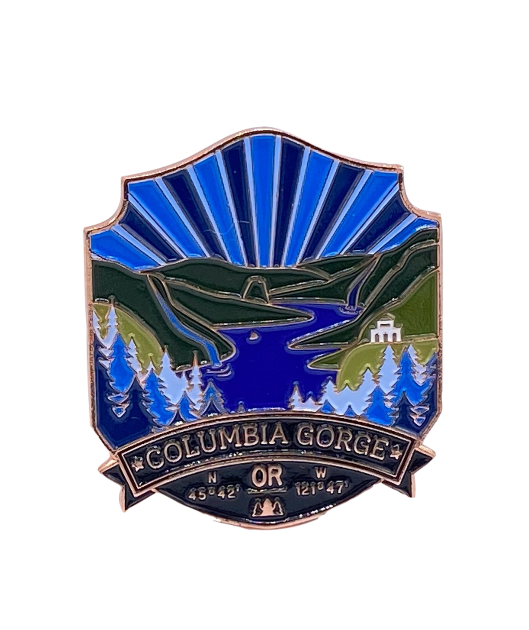 Columbia Gorge - Enamel Pin