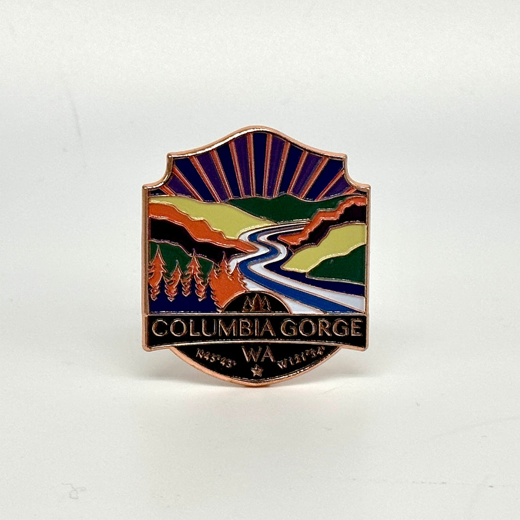 Columbia Gorge Washington - Enamel Pin
