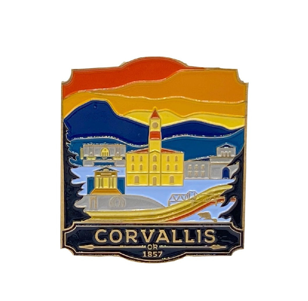 Corvallis - Enamel Pin