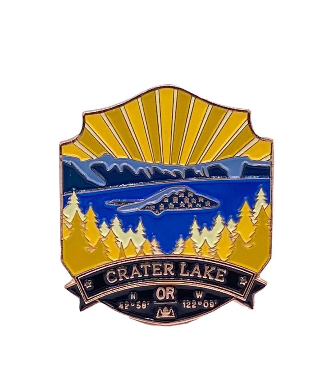 Crater Lake - Enamel Pin