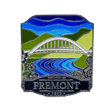 Load image into Gallery viewer, Fremont Bridge - Enamel Pin
