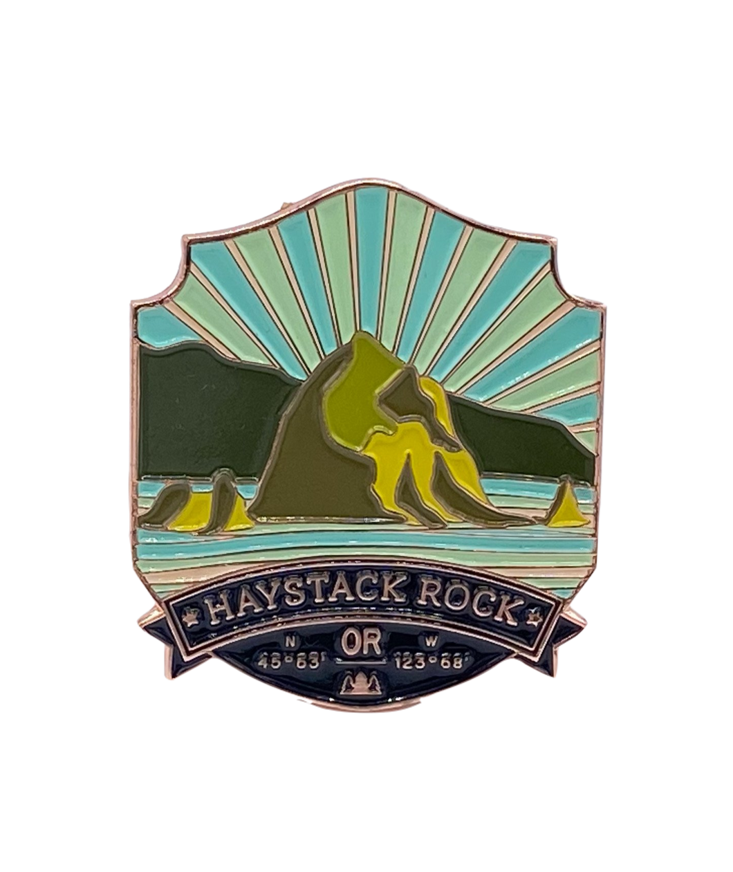 Haystack Rock - Enamel Pin