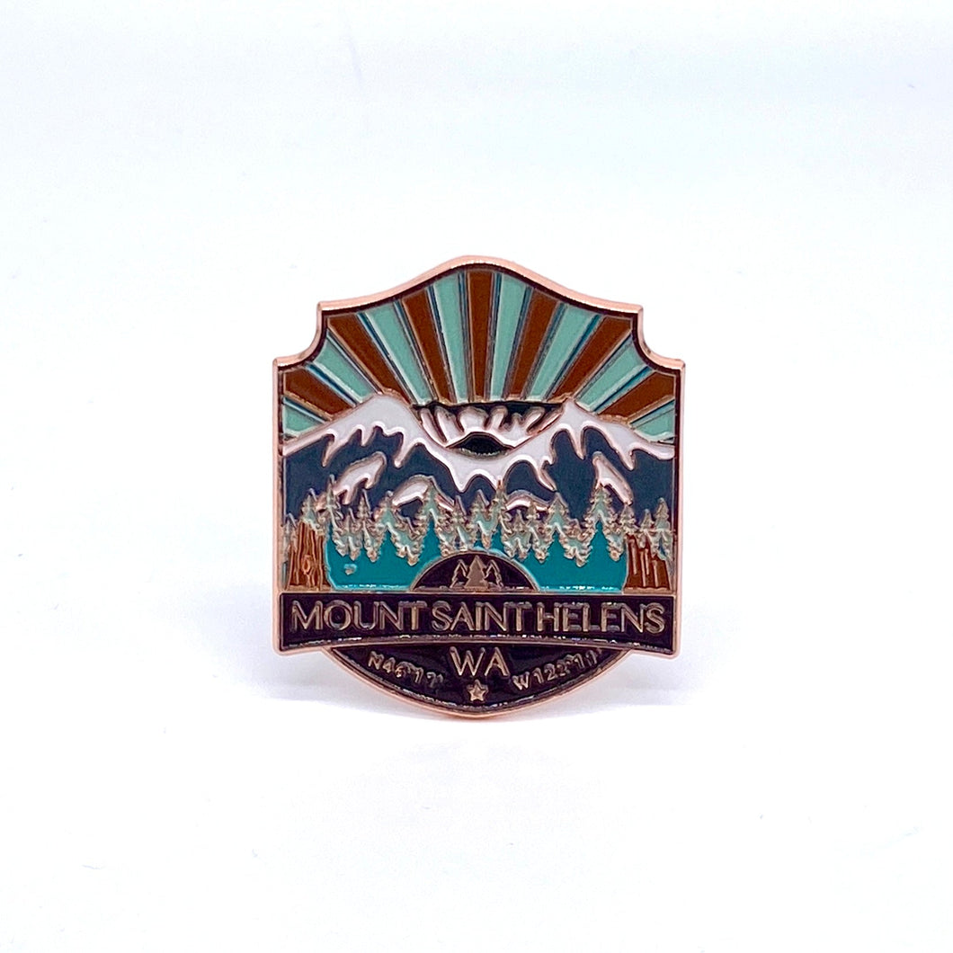 Mount Saint Helens, Washington - Enamel Pin