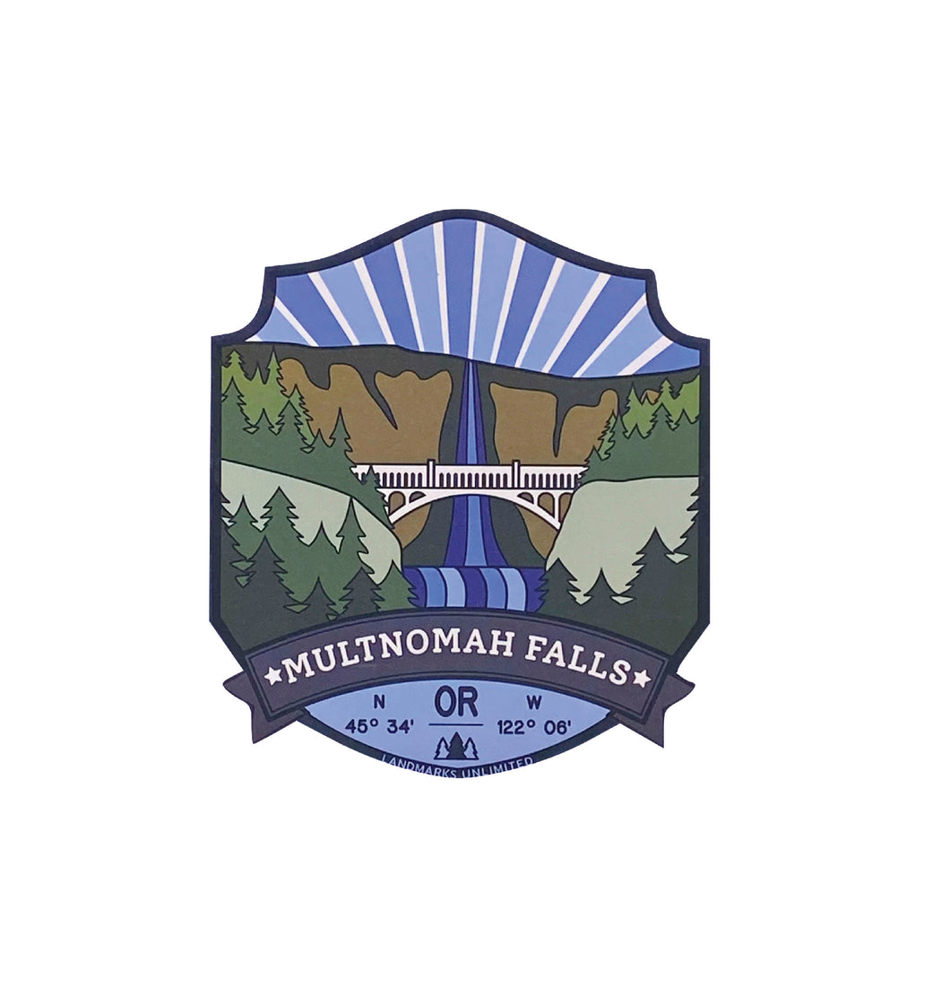 Multnomah Falls - 2.5” Vinyl Sticker