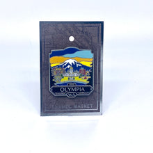 Load image into Gallery viewer, Olympia Washington - Enamel Magnet
