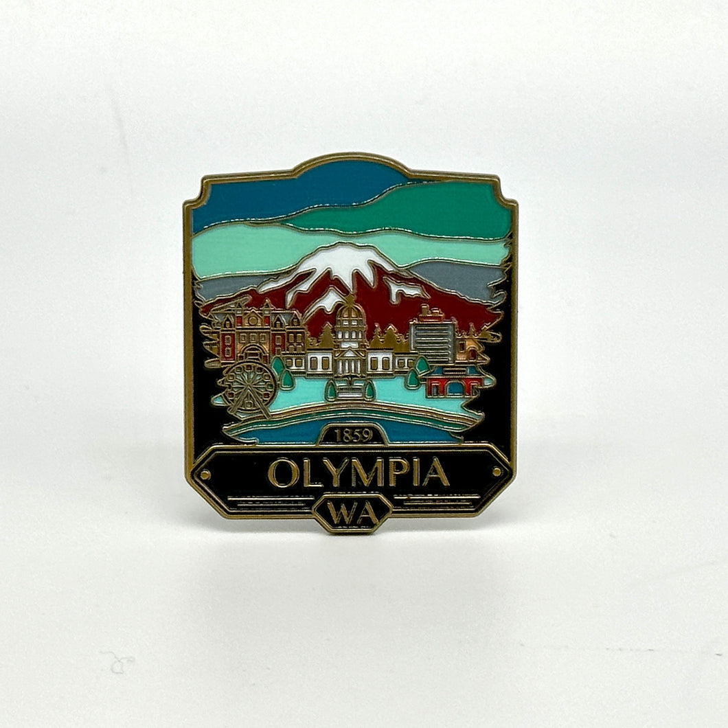 Olympia Washington - Enamel Pin